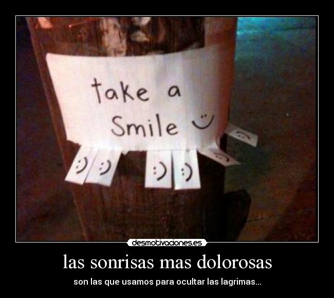 carteles las sonrisas desmotivaciones