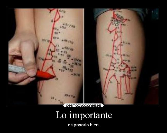 Lo importante - es pasarlo bien.