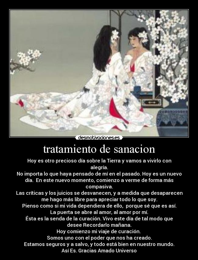 tratamiento de sanacion -