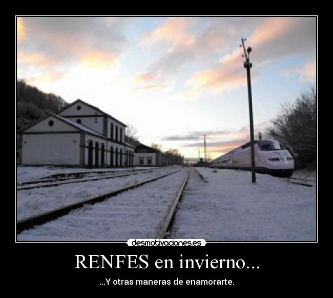 RENFES en invierno... -