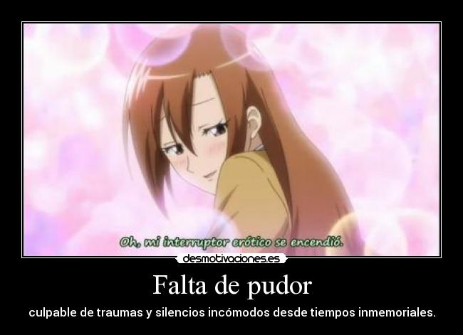 carteles anime seitokai yakuindomo aria jodido impudor desmotivaciones