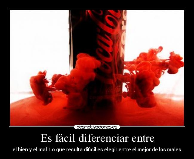 Es fácil diferenciar entre - 