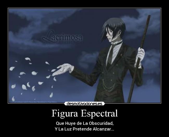 carteles anime kuroshitsuji sebastian michaelis kuro lacrimosa kalafina desmotivaciones