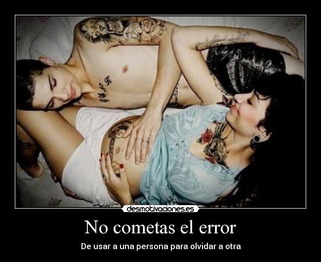 No cometas el error - 