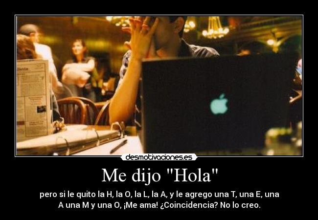Me dijo Hola - 