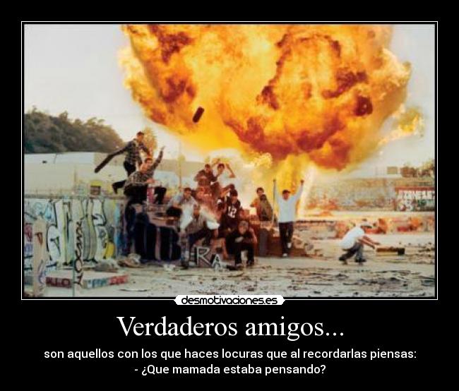 Verdaderos amigos... -