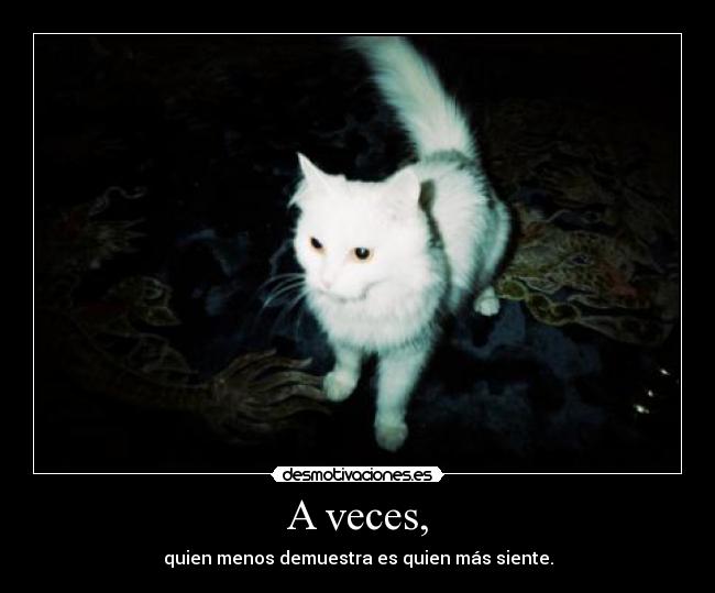 A veces, - 