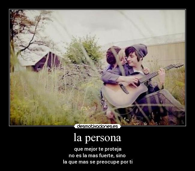 la persona -