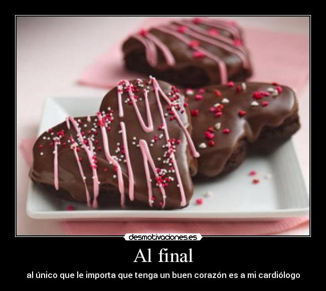 Al final -