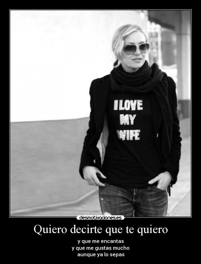 Quiero decirte que te quiero -