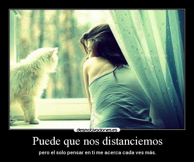 Puede que nos distanciemos -