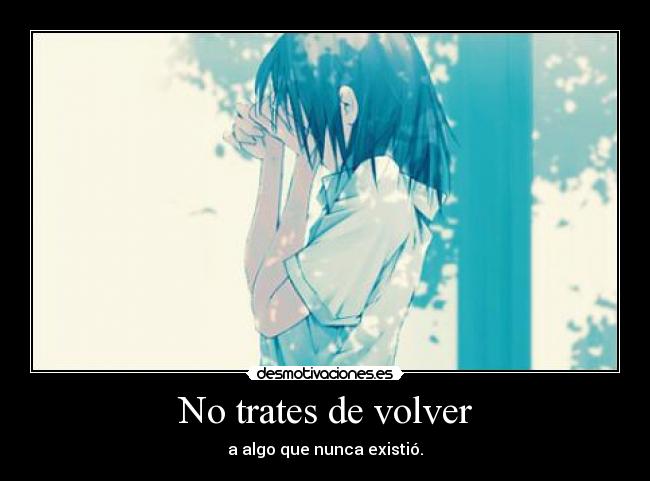 No trates de volver - 