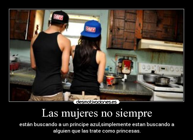 Las mujeres no siempre -