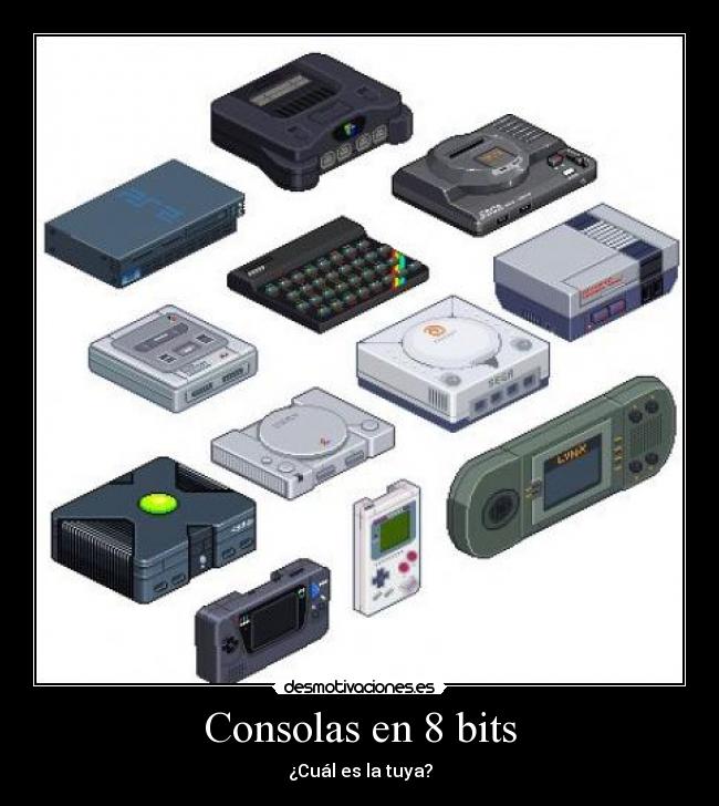 Consolas en 8 bits - ¿Cuál es la tuya?