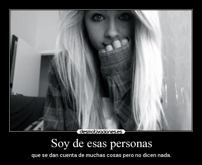 Soy de esas personas - 