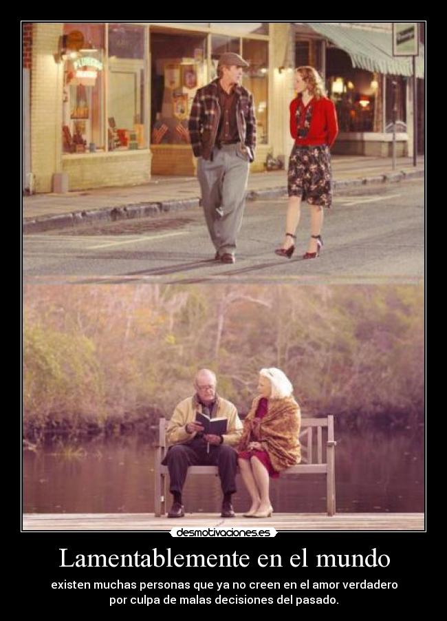 Lamentablemente en el mundo -