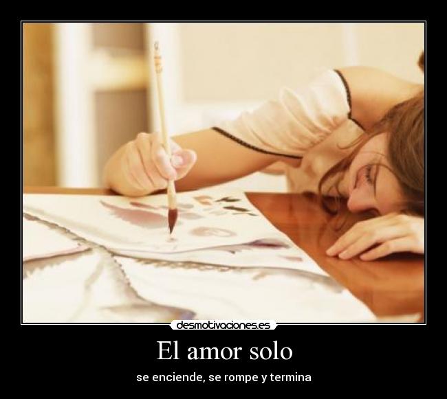 El amor solo -