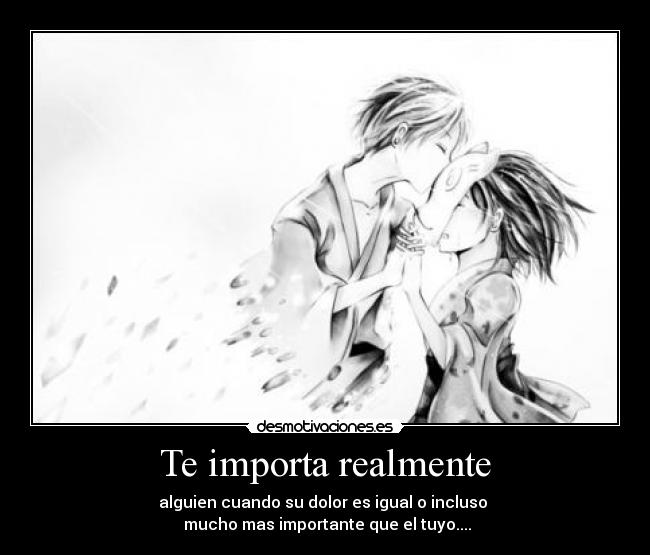 Te importa realmente - 