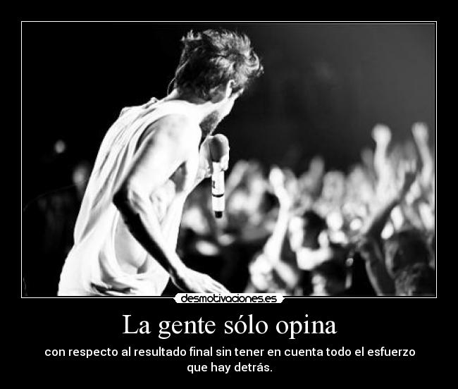 La gente sólo opina - 