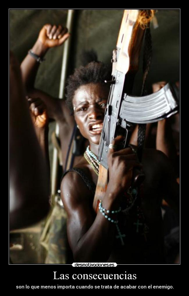 carteles psyckus consecuencias enemigo guerra desmotivaciones