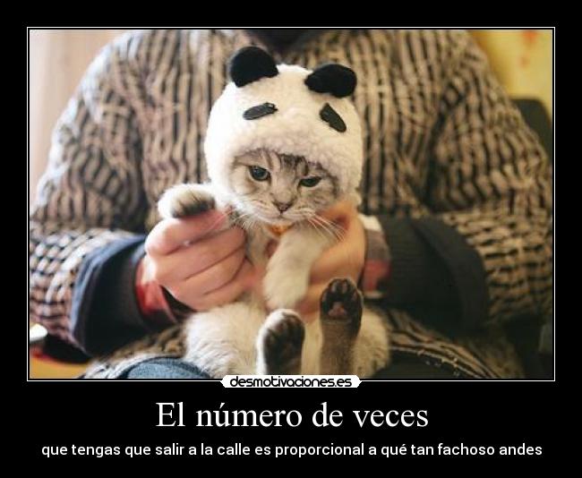 El número de veces -