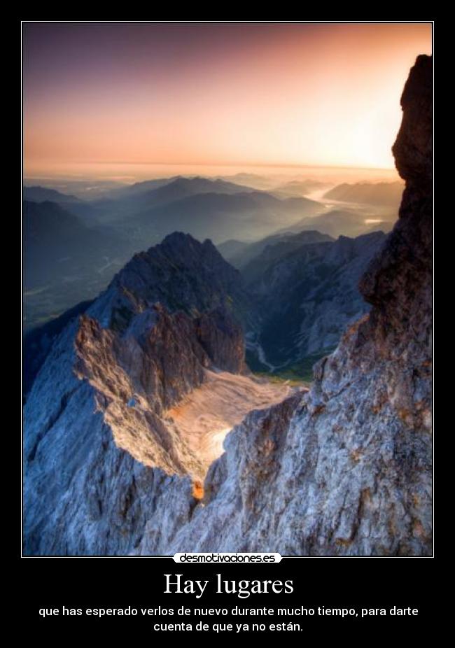 Hay lugares -
