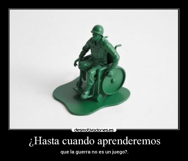 ¿Hasta cuando aprenderemos -