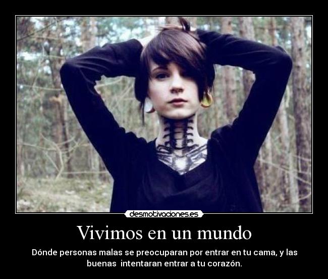 Vivimos en un mundo -