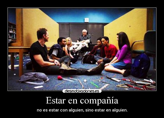 Estar en compañía -