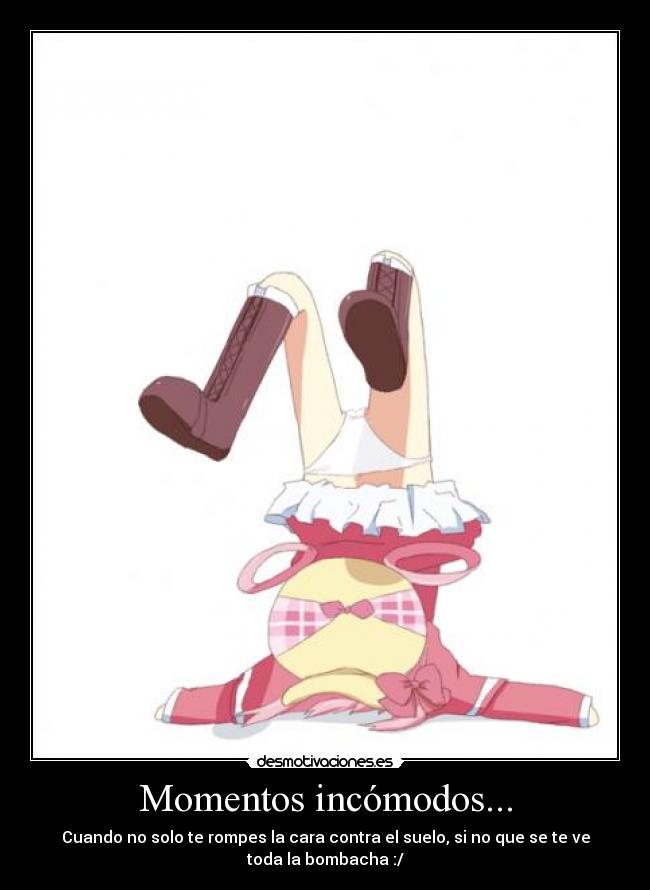 Momentos incómodos... -