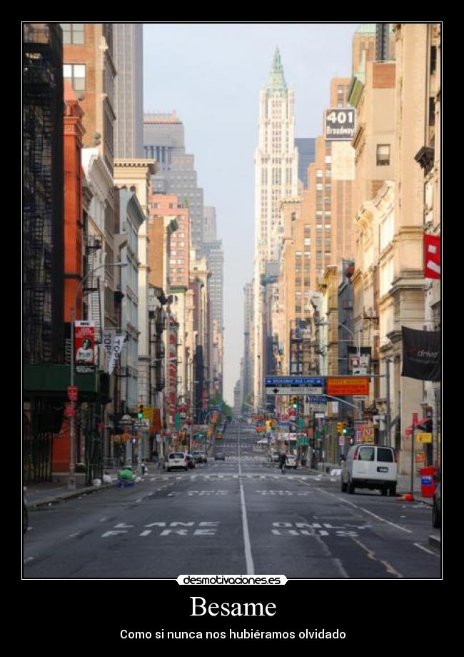 Besame - Como si nunca nos hubiéramos olvidado