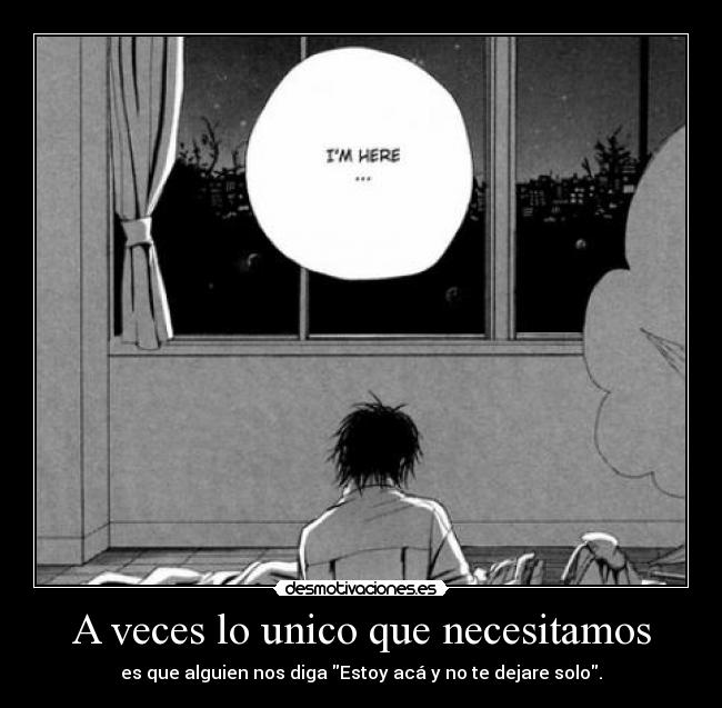 A veces lo unico que necesitamos - 