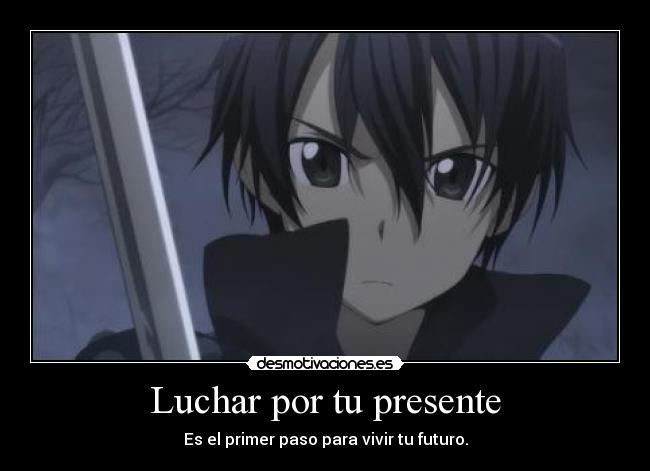 carteles kirito sao sao sword art online desmotivacion motivacion asuna desmotivaciones