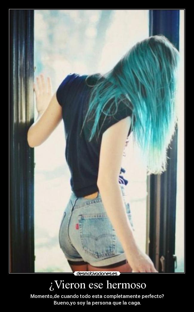 ¿Vieron ese hermoso -