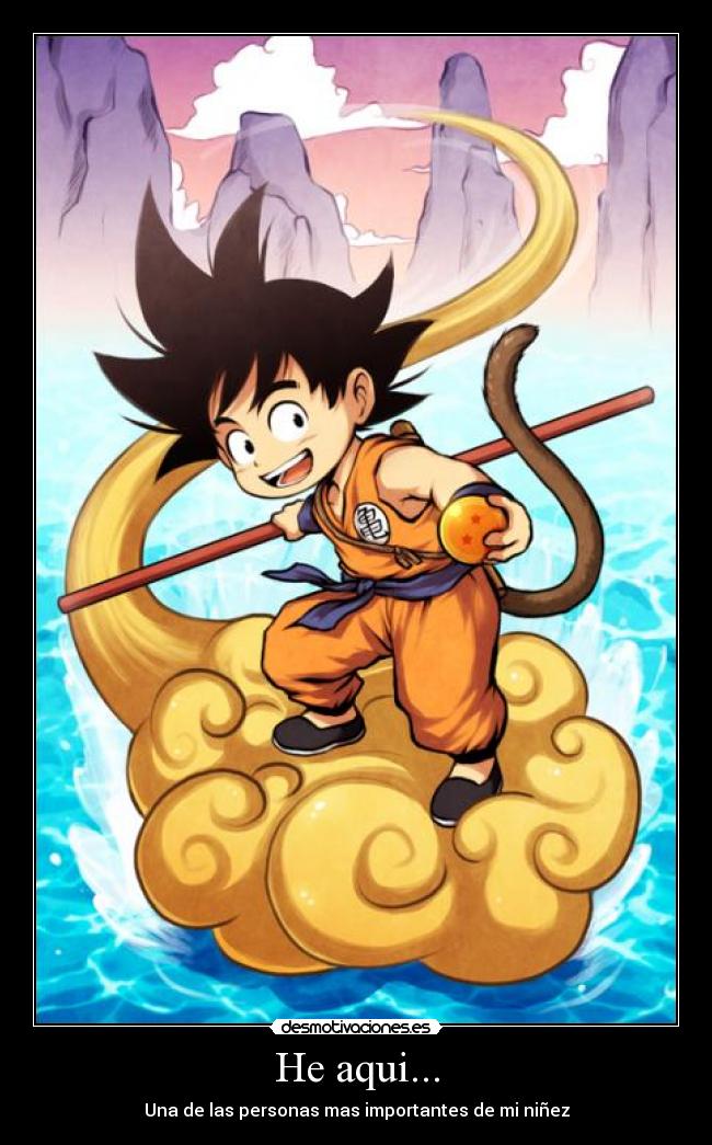 carteles dragon ball goku sus aventuras contra malvada patrulla roja vota positivo zorro desmotivaciones