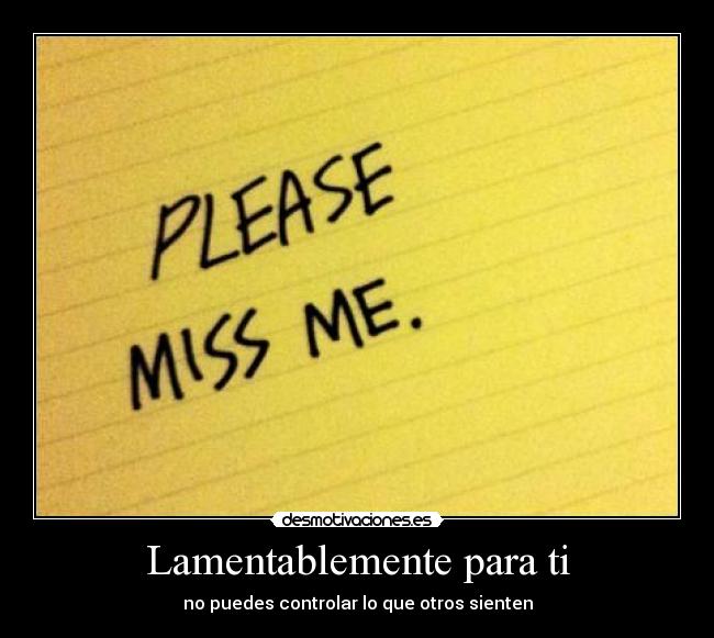 Lamentablemente para ti - 