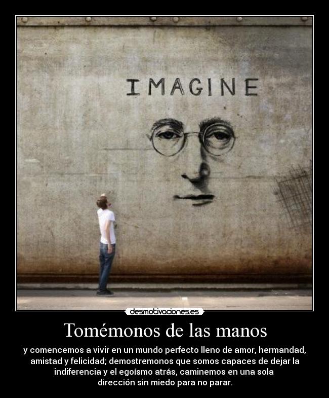 Tomémonos de las manos -