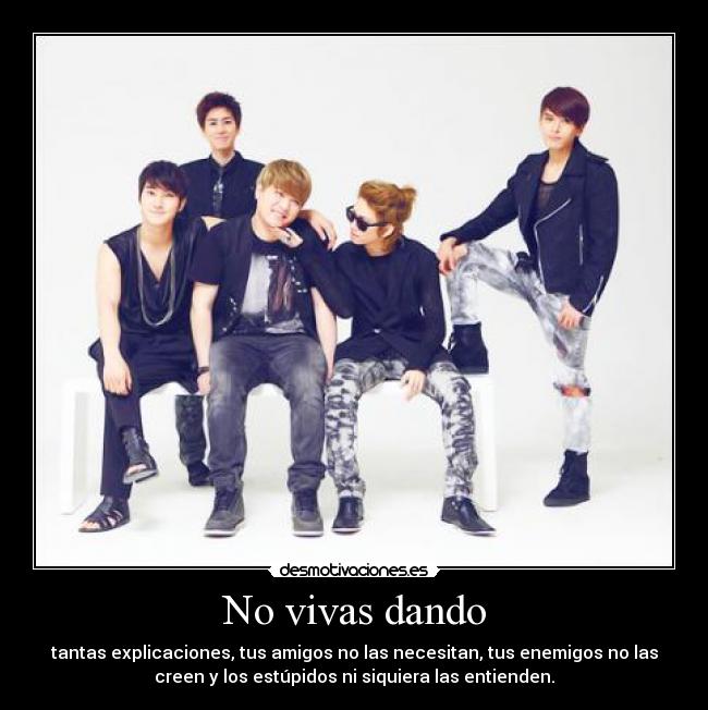 No vivas dando -
