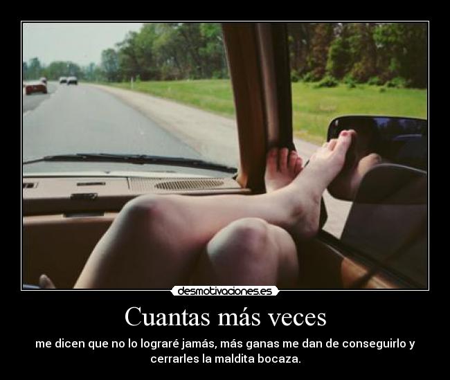 Cuantas más veces -