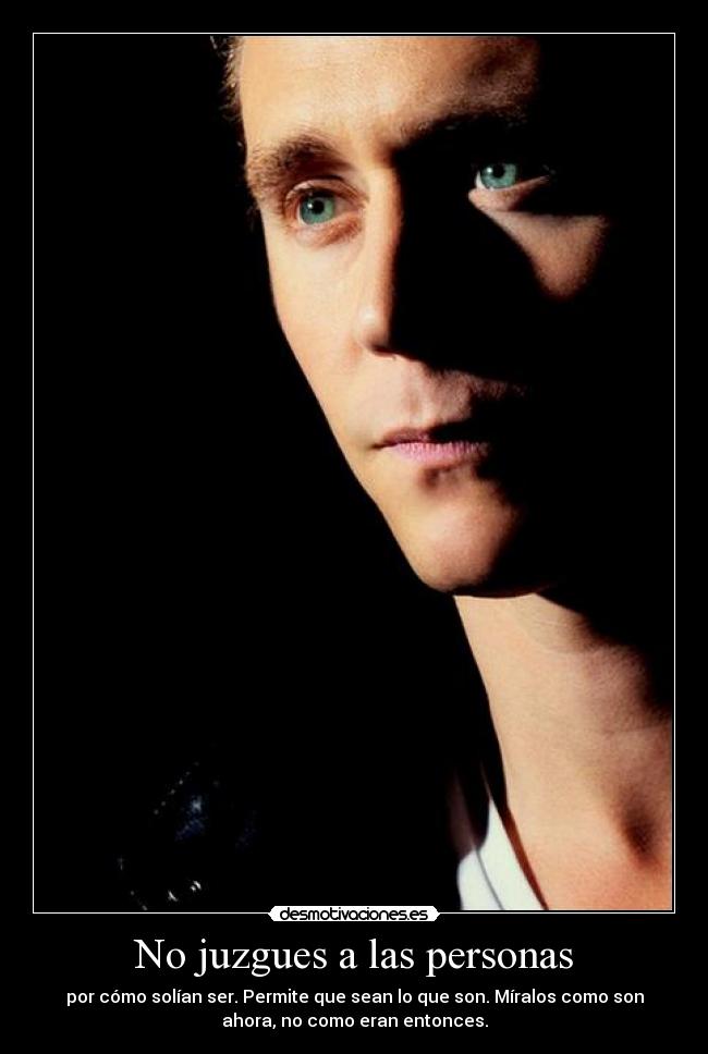 No juzgues a las personas -