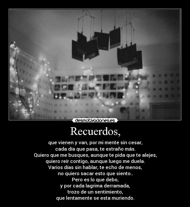 carteles recuerdos listen comment vivre sans toi caroline costa desmotivaciones