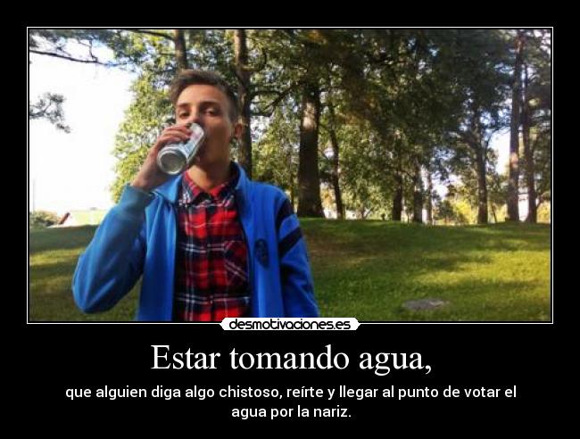 carteles surfista1 amo agua ojo que agua enlatada siempre pasa votar agua por nariz reirme desmotivaciones