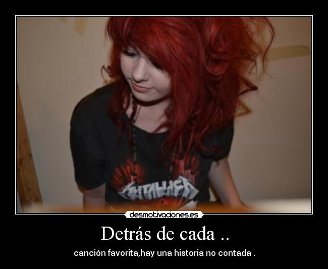 carteles cancion musica historia triste chica desmotivaciones