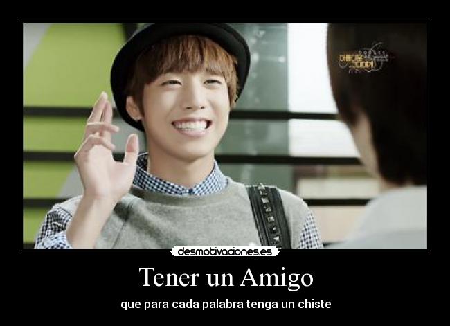 Tener un Amigo - que para cada palabra tenga un chiste