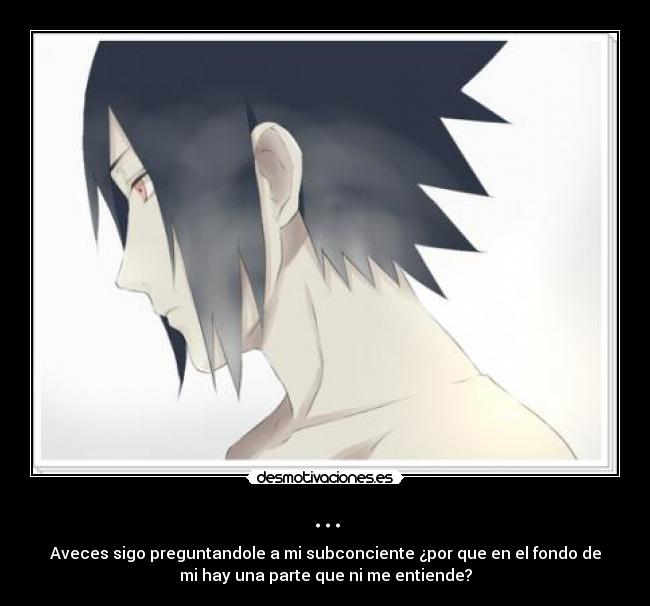 carteles anime sasuke desmotivaciones