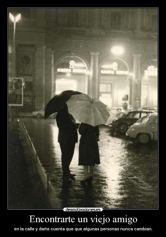 Encontrarte un viejo amigo -