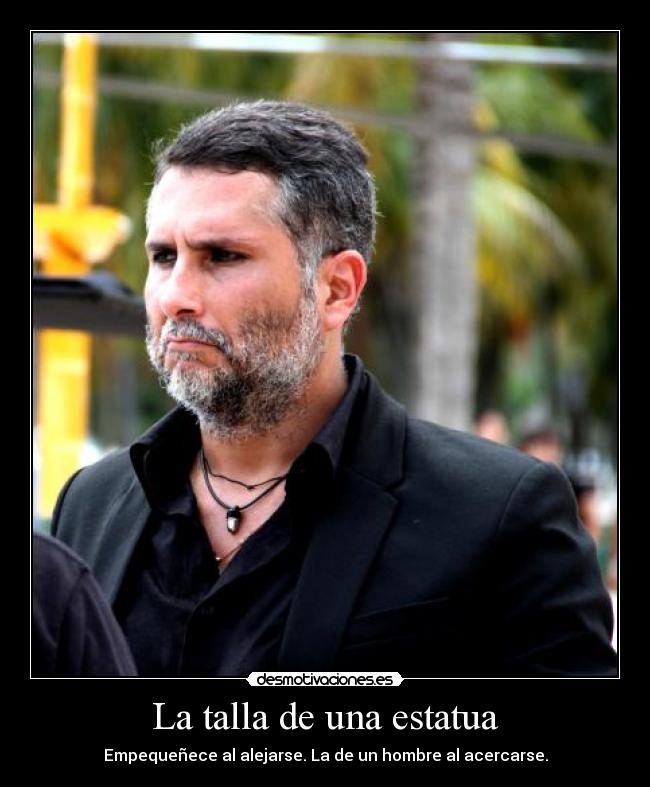La talla de una estatua -