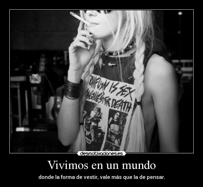 Vivimos en un mundo -