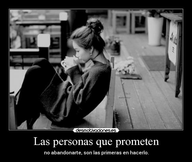 Las personas que prometen - 