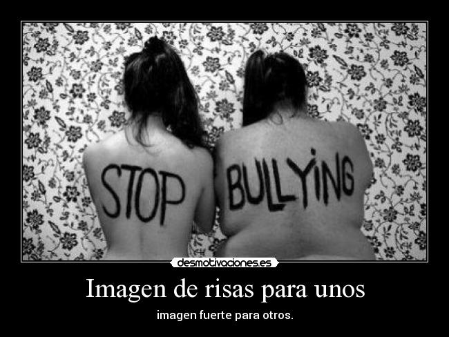 Imagen de risas para unos - imagen fuerte para otros.